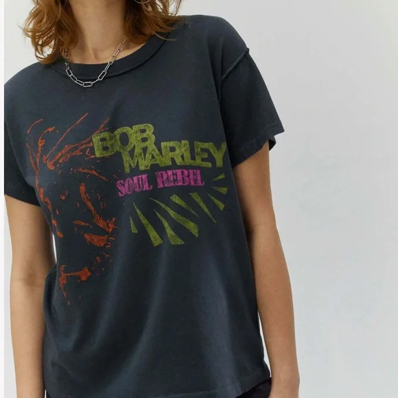 Daydreamer Bob Marley Soul Rebel Reverse GF Tee - Picture 3 of 6